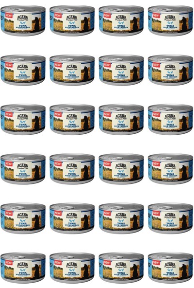 Acana Premium Pate (Ezme) Tuna Balıklı ve Tavuklu Kedi Konservesi 85 gr x 24 Adet