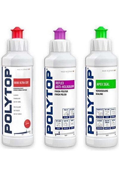 Polytop Oxide Ultra Kalın Pasta Reflex Hare Giderici Apex Boya Koruma Seti 250 ml