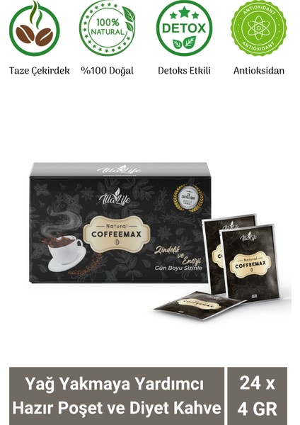 Diyet Kahve Granül Poşet 24Adetx4GR Kahve