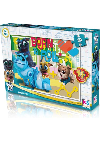 PDP709 Ks Puppy Dog Pals / 50 Parça Puzzle