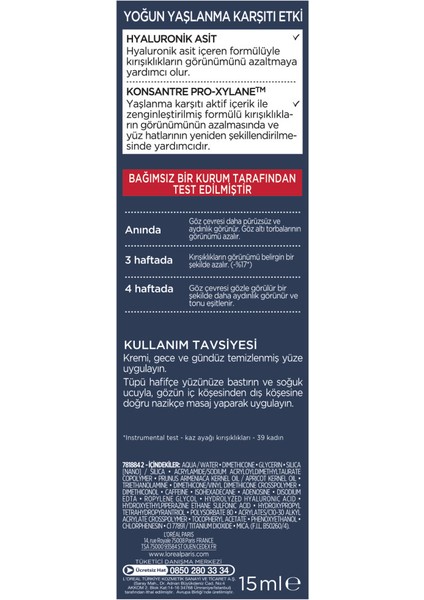 L'Oréal Paris Revitalift Lazer X3 Yaşlanma Karşıtı Göz Bakım Kremi