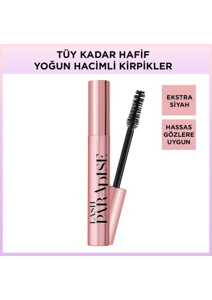 Lash Paradise Intense Black Ekstra Siyah Maskara