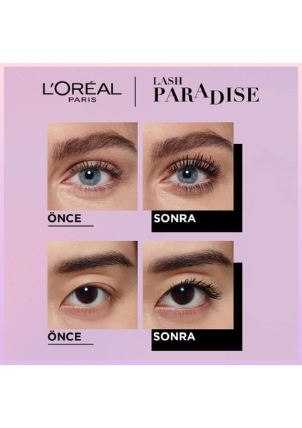 Lash Paradise Intense Black Ekstra Siyah Maskara