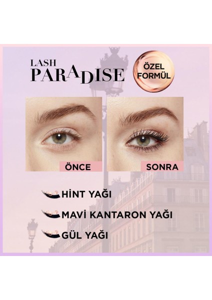 Lash Paradise Intense Black Ekstra Siyah Maskara