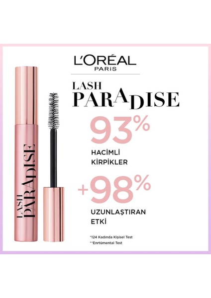 Lash Paradise Intense Black Ekstra Siyah Maskara