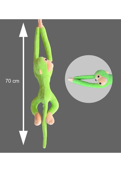 Sevimli Peluş Maymun Oyuncak , Elleri Yapışabilen 70 cm