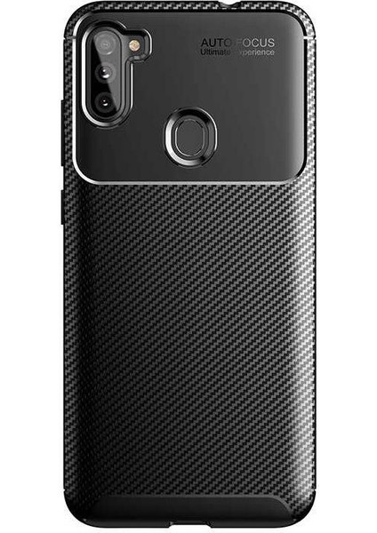 Samsung Galaxy M11 Karbon Görünüm Negro Silikon Kılıf Kırılmaz Ekran Koruyucu fiyatları