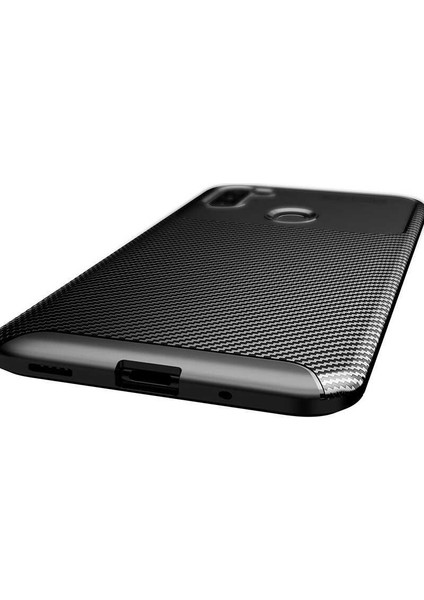 Samsung Galaxy M11 Karbon Görünüm Negro Silikon Kılıf Ekran Koruyucu indirimleri