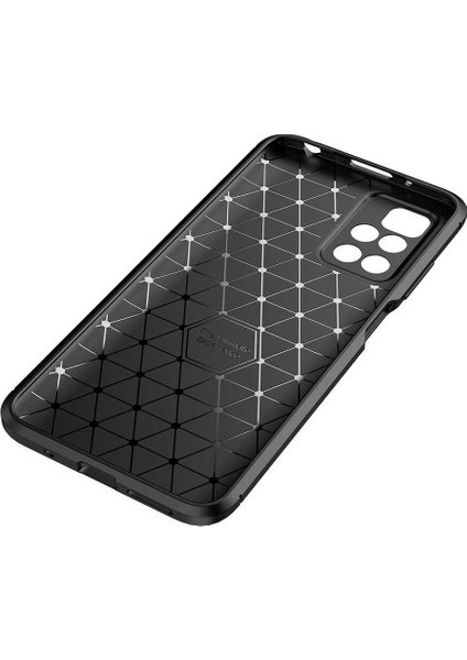 Xiaomi Redmi 10 2022 Karbon Görünüm Negro Silikon Kılıf Ekran Koruyucu modelleri
