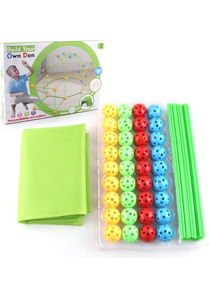 87 In 1 Diy Montaj Oyun Evi Diy Çocuk Çadır Bina Oyuncak, Stil: Çadır Bezi ile (Yurt Dışından)
