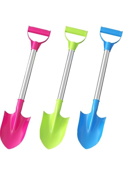 3 Pcs Paslanmaz Çelik Kürek Çocuklar Kış Dış Mekan Kar Grippers ile Oynama Kartball Dövüş Araçları, Rastgele Renk Teslimat (Yurt Dışından)