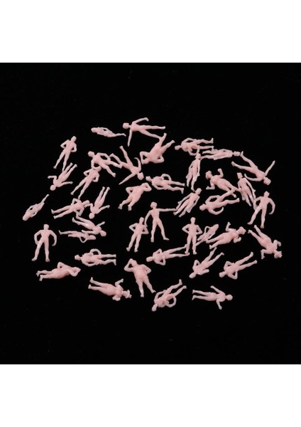 40X Mini Küçük Kalabalık Insanlar Figürleri Model Tren Demiryolları Düzeni 1/87 Ho Ölçek (Yurt Dışından) fırsatları