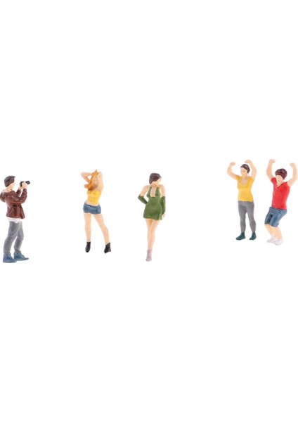 5 Adet 1:64 Reçine Insan Grubu Oyun Tarlası Min Peels Rakamları - A (Yurt Dışından) indirimleri