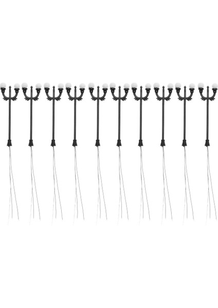 10 Model Demiryolları Avlu Aydınlatma Kablo Lampost Düzenlemesi ile LED Sokak Işıkları (Yurt Dışından) fiyatları