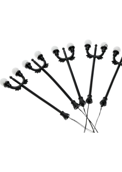 10 Model Demiryolları Avlu Aydınlatma Kablo Lampost Düzenlemesi ile LED Sokak Işıkları (Yurt Dışından) fırsatları