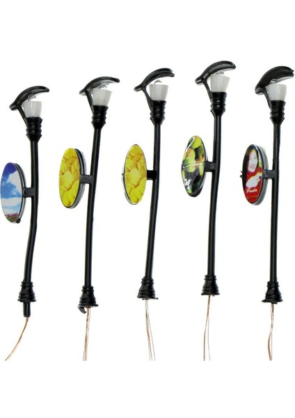 10 Model Demiryolları Avlu Aydınlatma Kablo Lampost Düzenlemesi ile LED Sokak Işıkları (Yurt Dışından) fırsatları