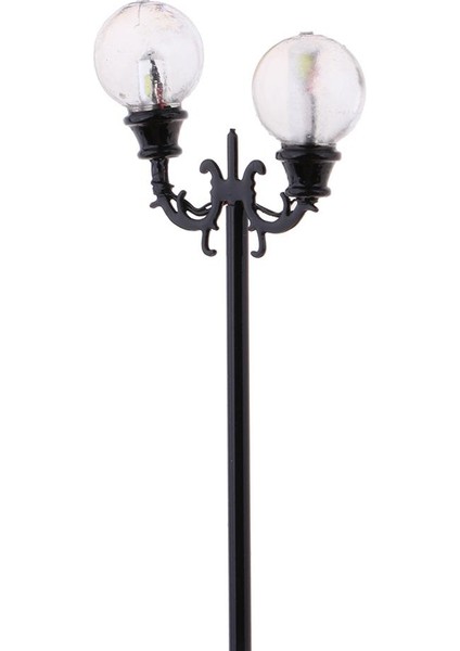 Strade Store 3 Adet Model Demiryolu Led'leri Lampost Lambaları Açık Yard Sokak Lights Ho Ölçeği - 7.5cm (Yurt Dışından)