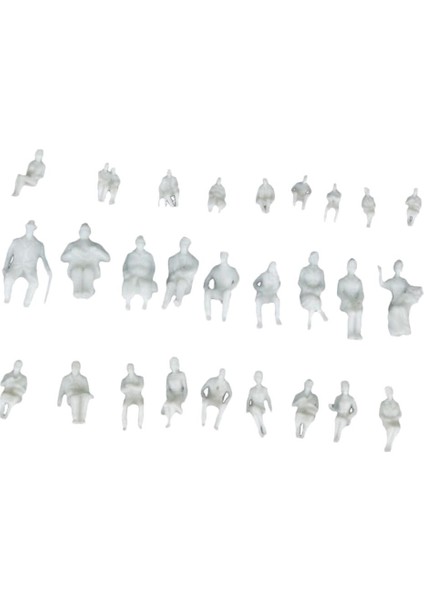 Paketler 1/beyaz Mini Oturma Duruşları Insanlar Düzeni Manzara Kum Tablosu 28MM (Yurt Dışından) fiyatları