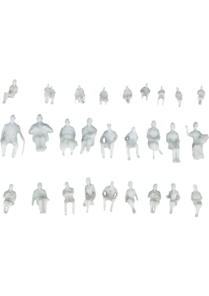 Paketler 1/beyaz Mini Oturma Duruşları Insanlar Düzeni Manzara Kum Tablosu 28MM (Yurt Dışından) modelleri