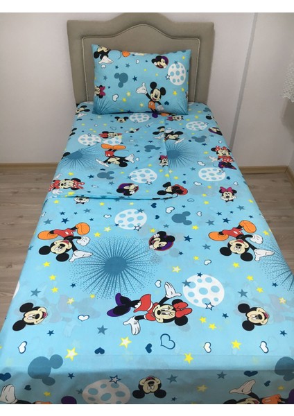 Mickey Mouse Tek Kişilik Nevresim Takımı