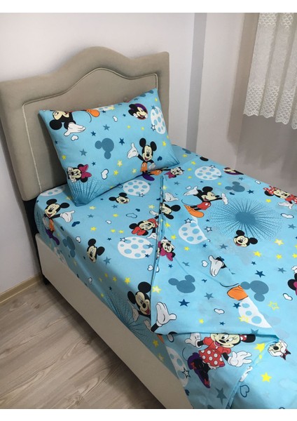 Mickey Mouse Tek Kişilik Nevresim Takımı