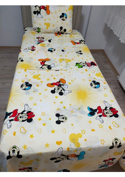 Mickey Mouse Tek Kişilik Nevresim Takımı