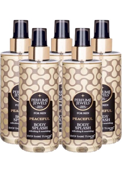 For Men Peaceful Body Splash 250 ml x 5