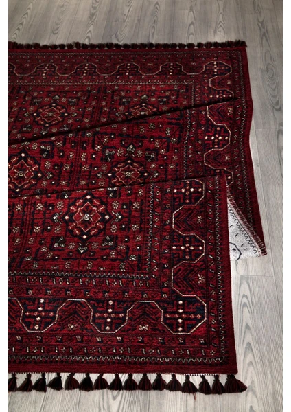 Sultan Halı Afgan Tarzı Altı Kaymaz Kilim