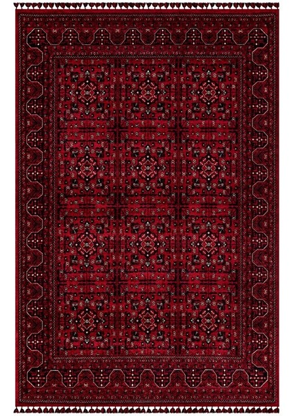 Sultan Halı Afgan Tarzı Altı Kaymaz Kilim