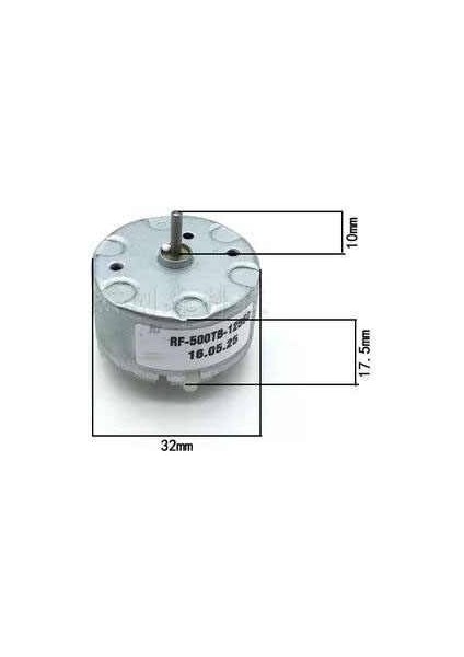 RF-500TB 6V Motor - Beşik Motoru