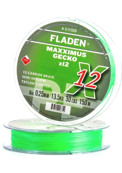 Maxximus Gecko 12X Örgü 150M Yeşil