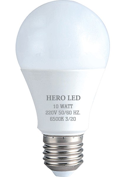 Hero Led 10 Watt LED Ampul - 10W Ampul - Kırmızı - Mavi - Yeşil