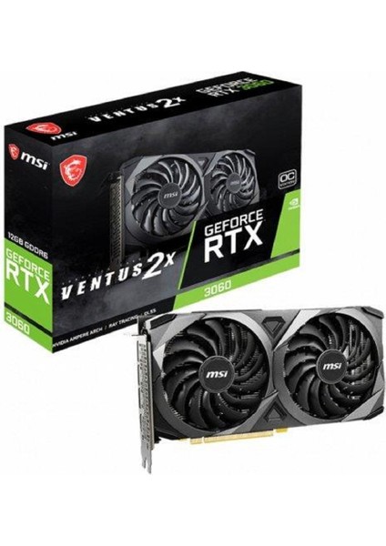 Msı Geforce Rtx 3060 Ventus 2x 12G Oc 12GB HDMI Dp 192BİT