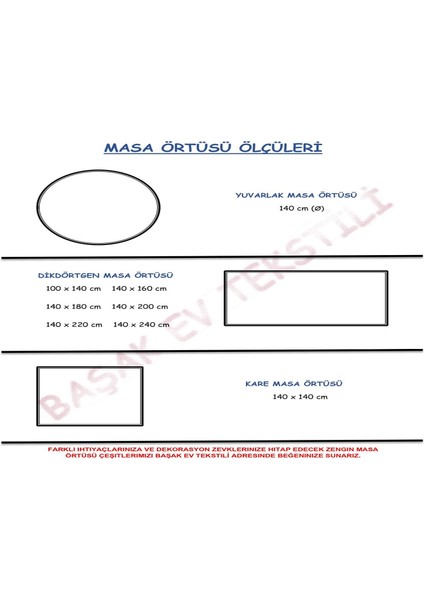 Başak Ev Tekstili Ithal Pvc Muşamba - Desenli Silinebilir Masa Örtüsü