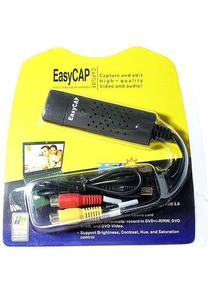 USB Video Capture USB Rca Kayıt Analog Kamera USB Kayıt Cihazı