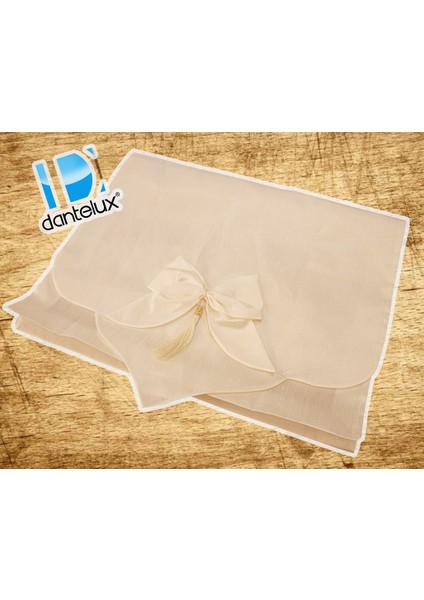 Osmanlı Ipeği Zarf Bohça 81440-C02 Ekru
