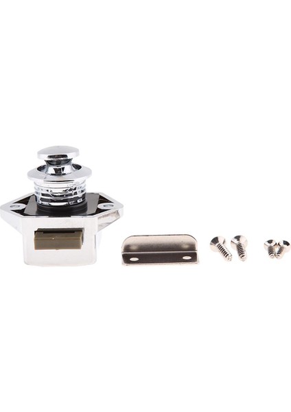 Pearl Chrome Anahtarsız Dolap Push Mandal Kilidi Rv Dolap Karavan Kilidi (Yurt Dışından)