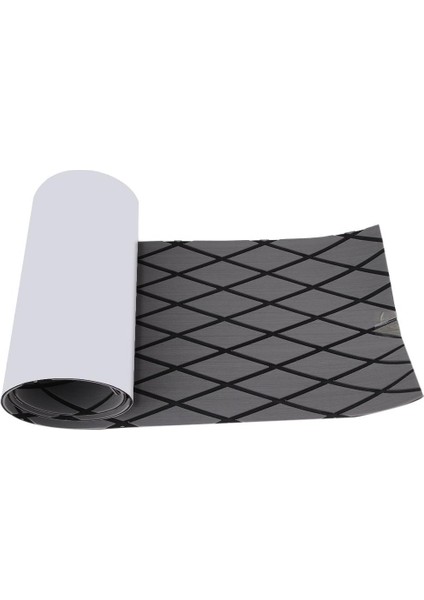 Deluxe 75 "× 13" Deniz Döşemesi Sahte Tik Eva Köpük Tekne #2 Çapraz Koyu Gri (Yurt Dışından)