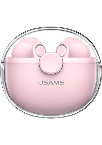 Usams BU12 Tws Bluetooth 5.1 Kulaklık Pembe(Yurt Dışından)