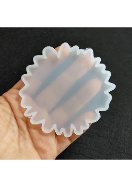 Bardak Altı Tırtıklı Epoksi,Mum,Sabun ve Beton Kalıbı -Kod: 32 modelleri