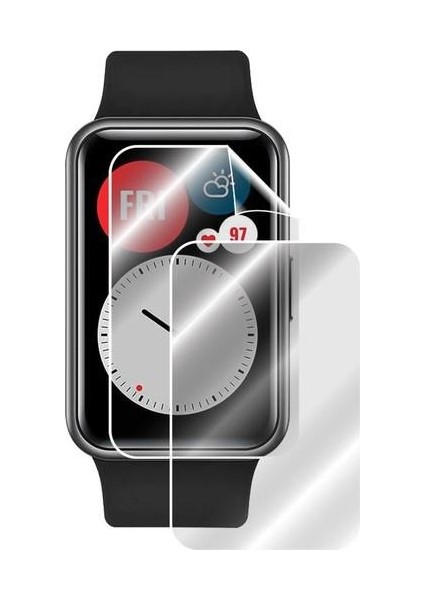 Huawei Fit 2 Için Şeffaf Esnek Nano Ekran Koruyucu Film(2 Adet)