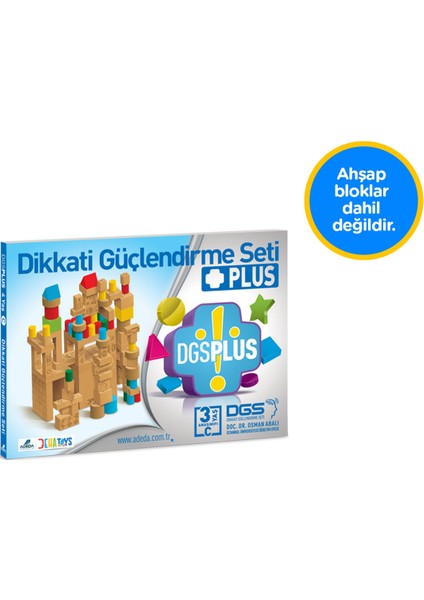 Dikkati Güçlendirme Seti Plus 3 Yaş Kitap (3 Kitap) - Osman Abalı