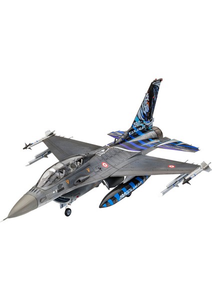 1/72 Maket Uçak F-16D Tigermeet 2014 Boyalı Set N:63844