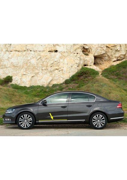 Vw Volkswagen Passat B7 2011-2014 Sol Ön Kapı Alt Krom Çıtası 3AA854939A