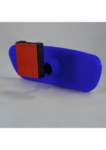 Pırlanta-3 Dik Kollu Universal Dikiz Aynası 17X5 cm Mavi