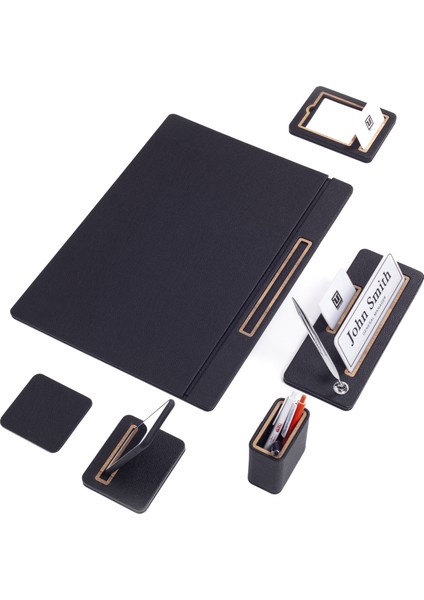 Cavalli Deri Sümen Takımı 6 Parça Kapaklı Model Masa Isimlikli fiyatları