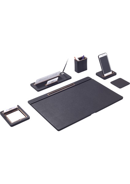 Cavalli Deri Sümen Takımı 6 Parça Kapaklı Model Masa Isimlikli fırsatları