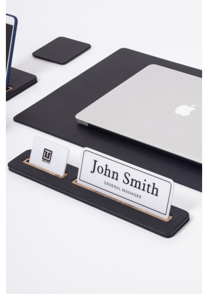 Rigel Deri Sümen Takımı 6 Parça Masa Isimlikli indirimleri