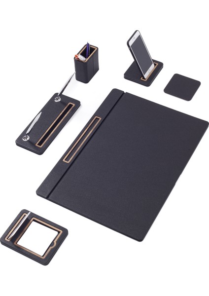 Pera Deri Sümen Takımı 6 Parça Kapaklı Model fiyatları