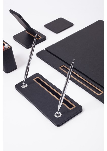 Pera Deri Sümen Takımı 6 Parça Kapaklı Model fırsatları